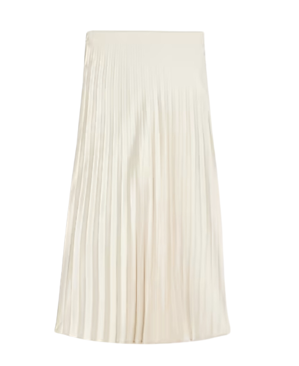 Gwyneth Pleated Slip Skirt